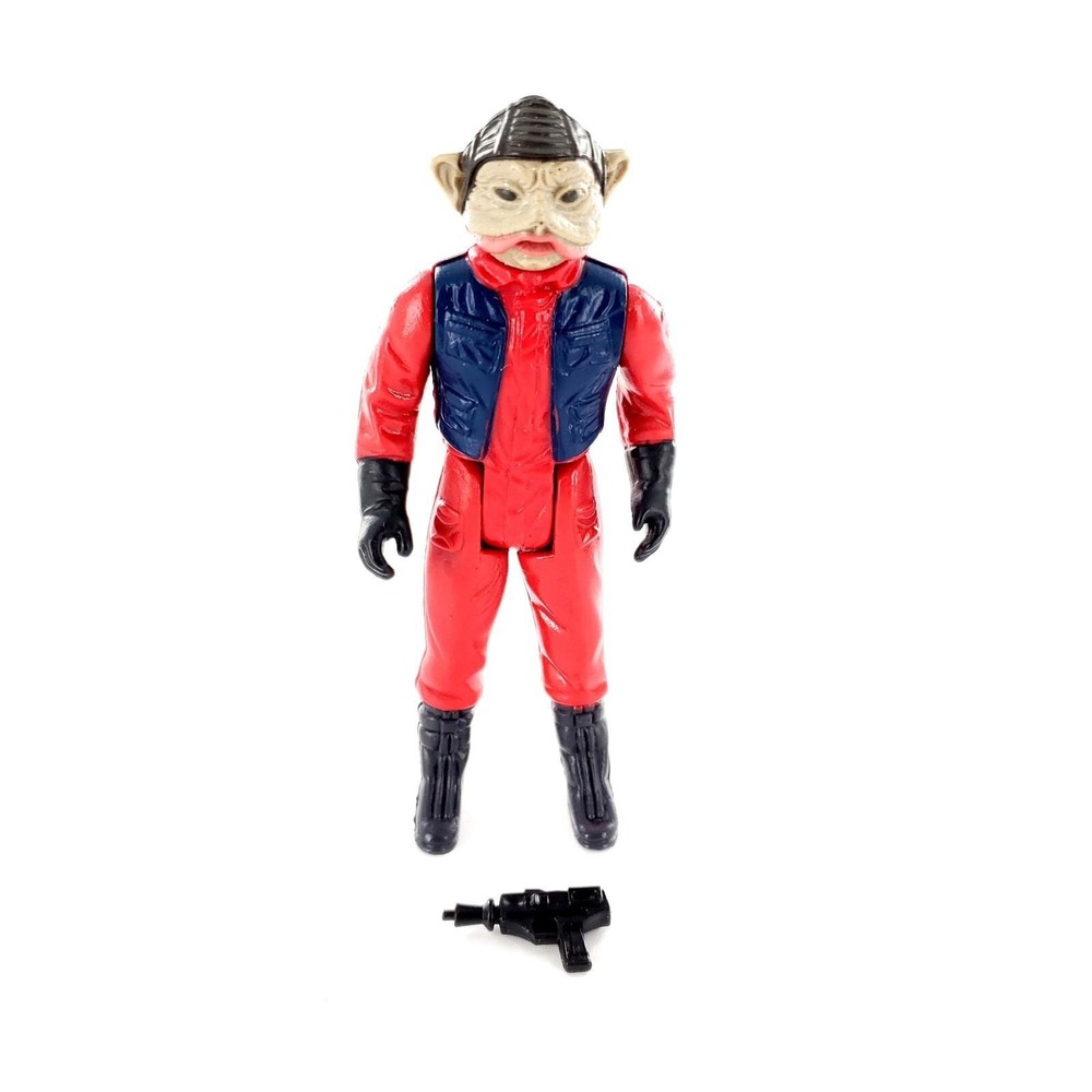 Vintage Star Wars Nien Nunb Figure 1983 Kenner Complete w/ Weapon Original